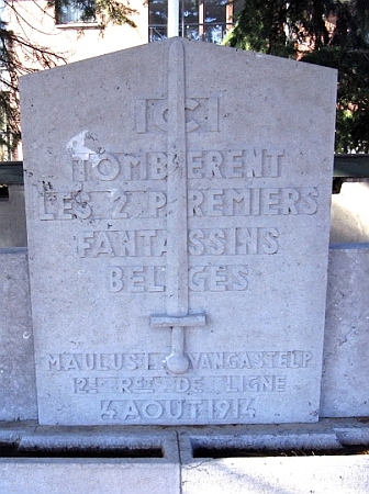 le monument  Maulus et Van Gastel en 2010