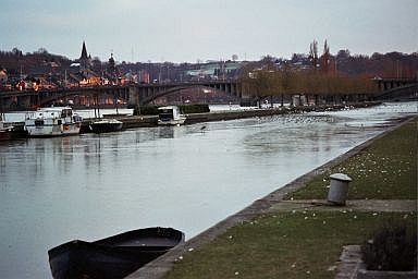 canal de jonction  et Meuse  Devant-le-Pont / Vis