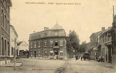 l'extrmit de l'Avenue Franklin Roosevelt, anciennement rue de Tongres qui se poursuit par l'Alle Verte