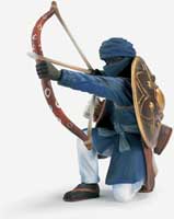 70044 archer arabe  genoux
